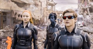 Kodi Smit-McPhee, Sophie Turner, and Tye Sheridan in X-Men: Apocalypse